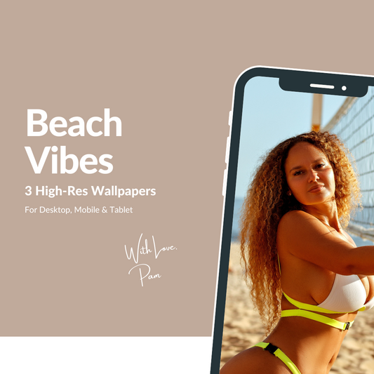 Beach Vibes - Digital Wallpaper & Screensaver Bundle
